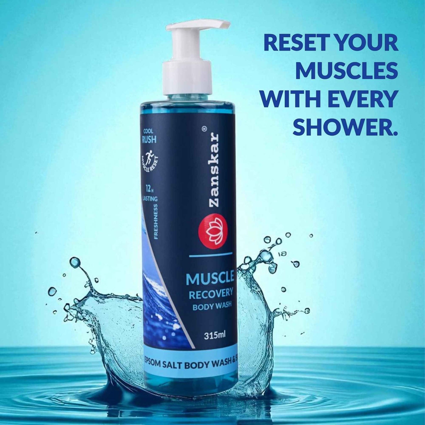 Muscle Recovery Epsom Body Wash (315ml)