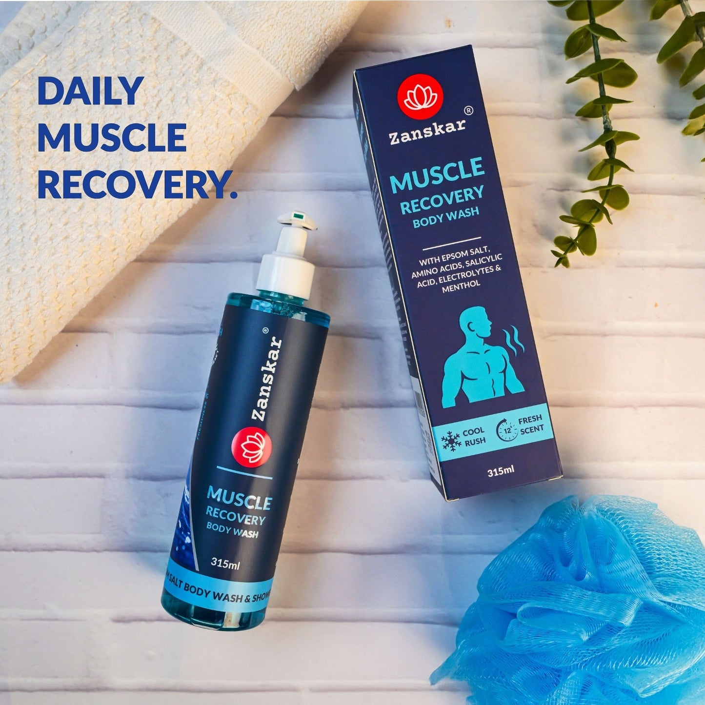 Muscle Recovery Epsom Body Wash (315ml)