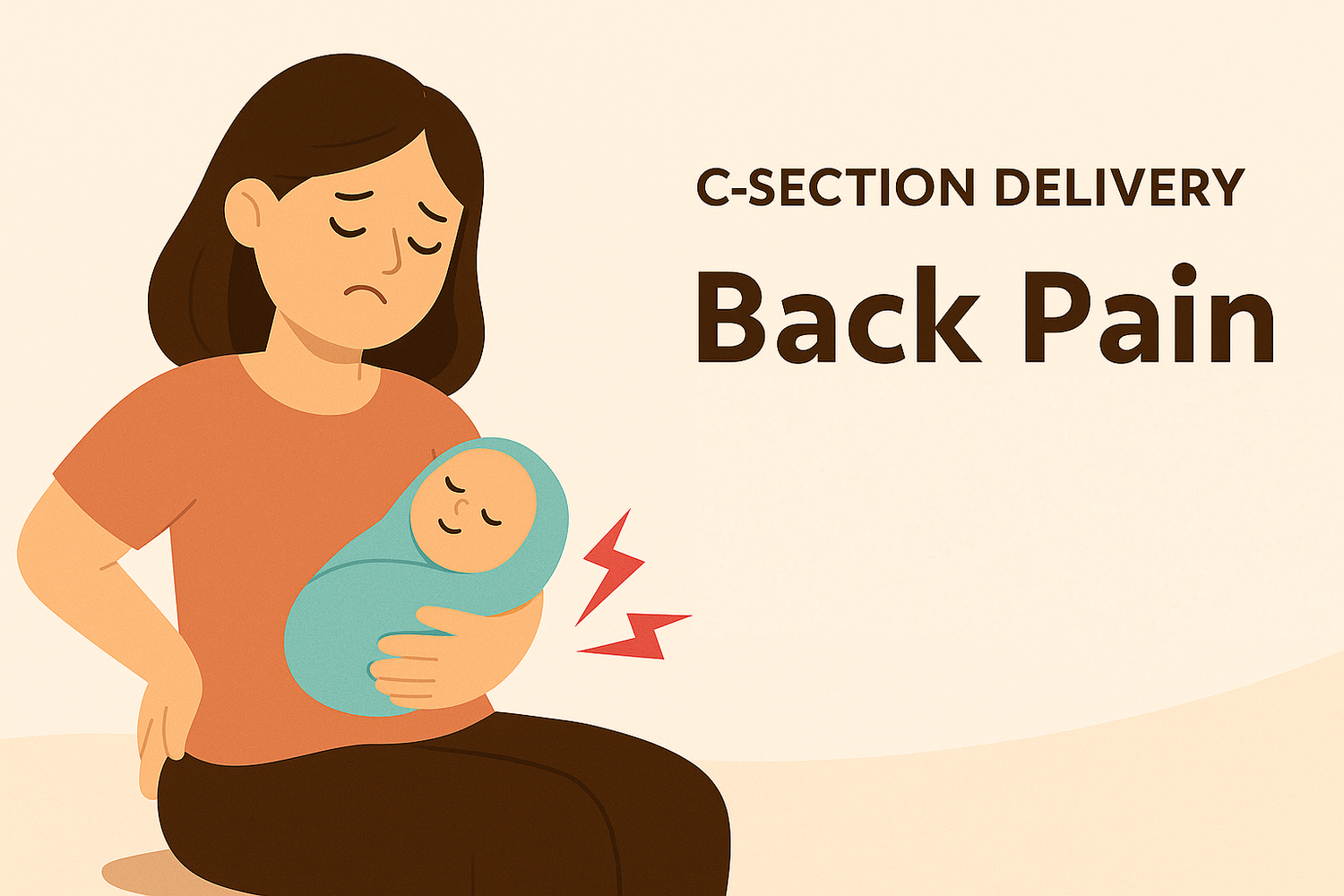 Back pain after C-section: causes, tips, and exercises to feel better ...