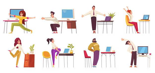Sit All Day? Here Are Simple Office Exercises You Should Do at Your Desk - Zanskar