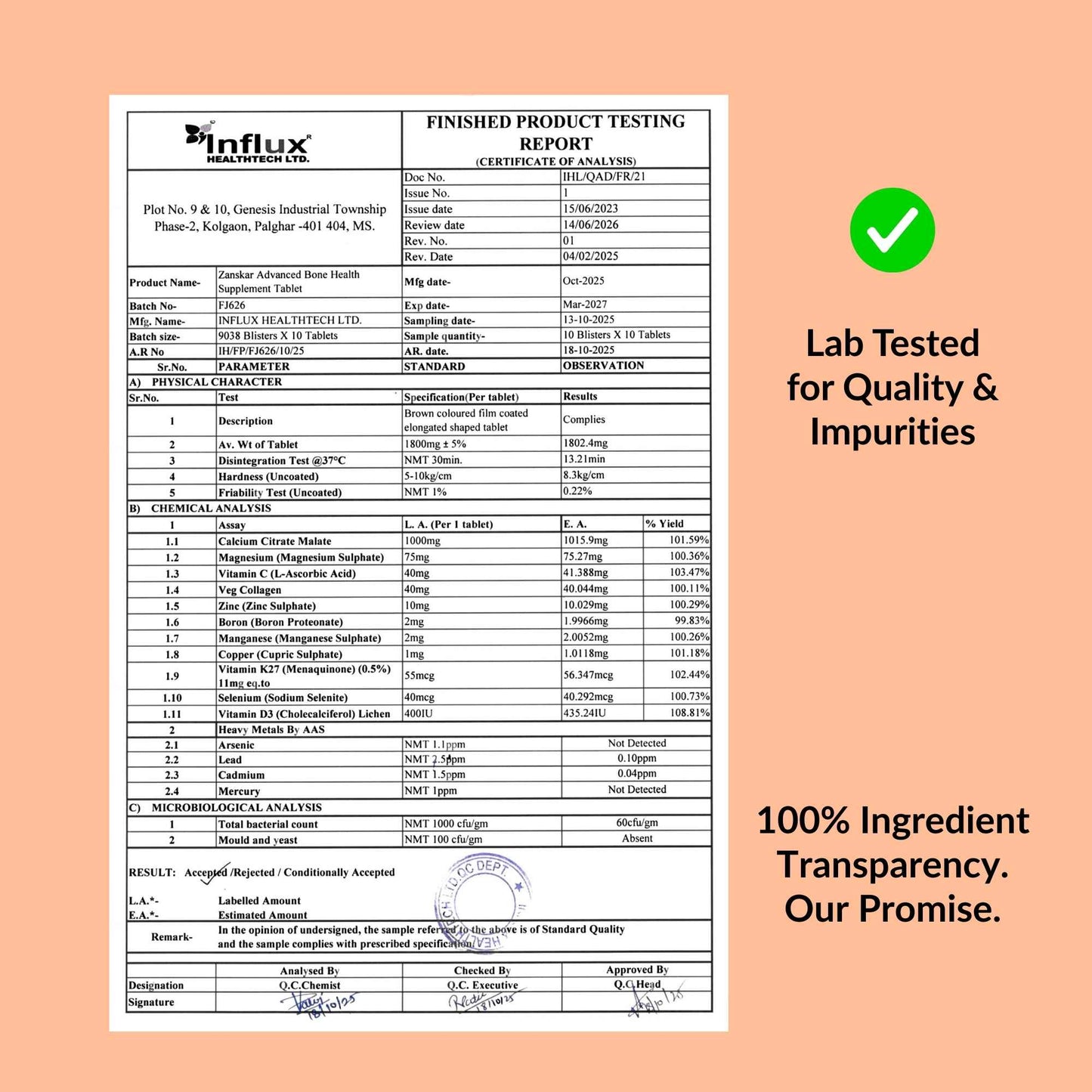 Complete Bone Nutrition Tablet