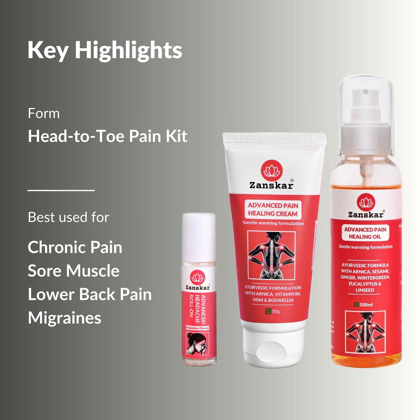 Head-to-Toe Pain Kit