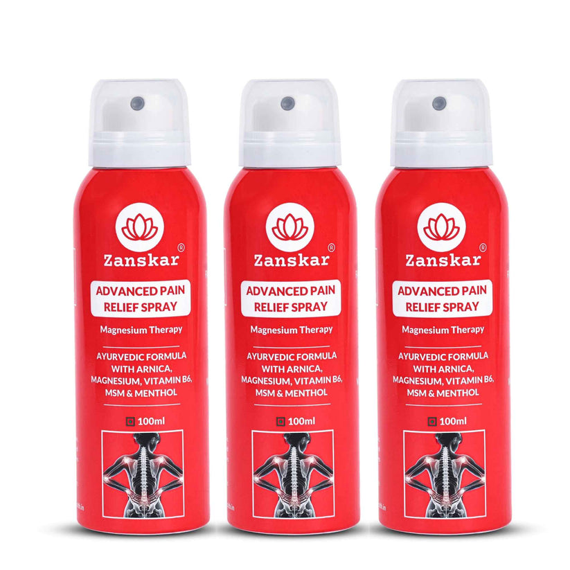 Zanskar Advanced Pain Relief Spray (100ml) - Pack of 3 | Fast Pain ...