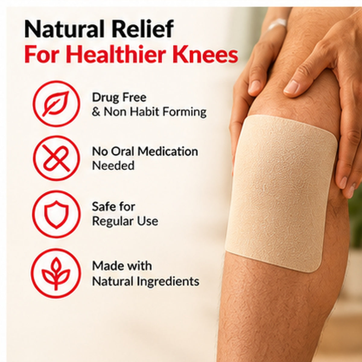 Advanced Knee Pain Healing Patch