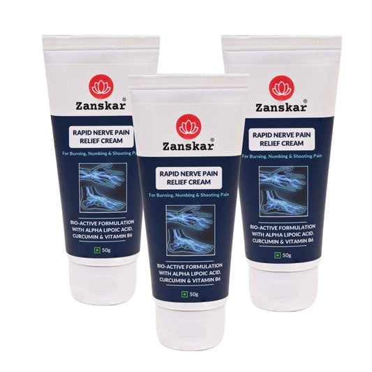 Rapid Nerve Pain Relief Cream (50g) - Pack of 3