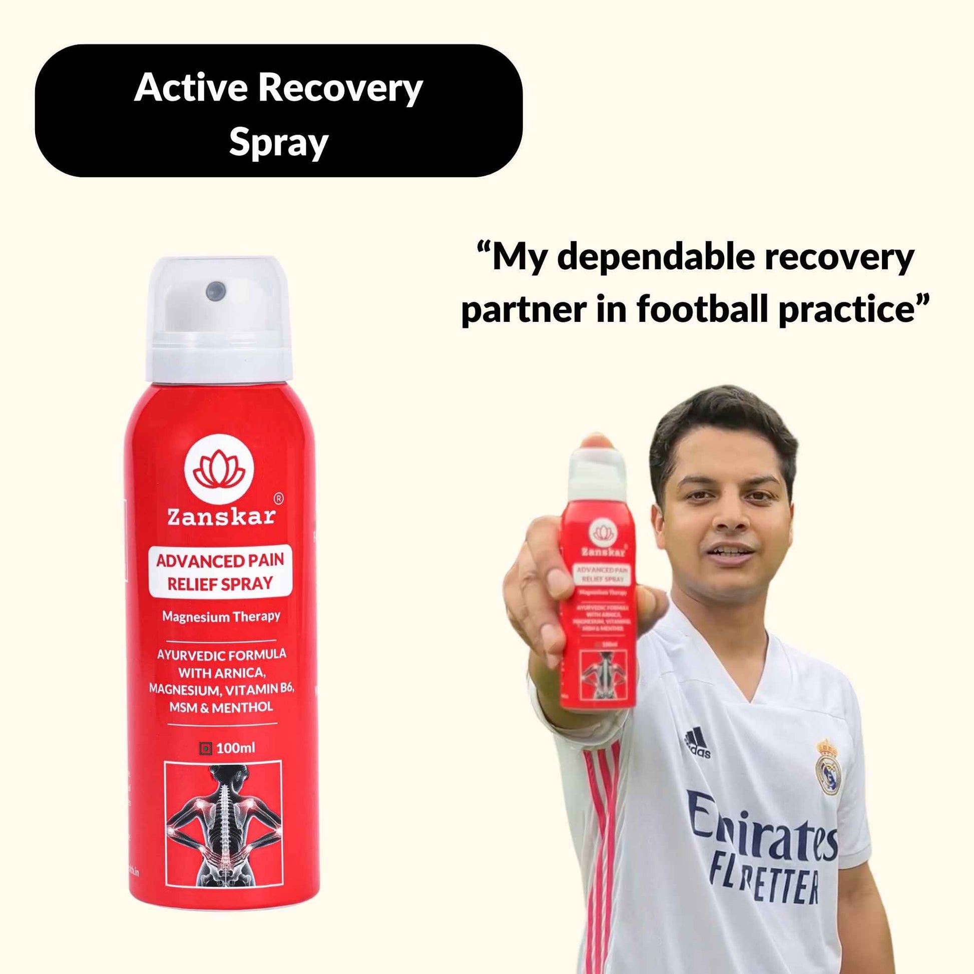 Advanced Pain Relief Spray (100ml) - Zanskar